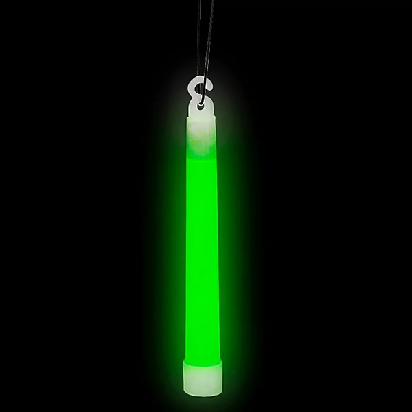 ''JR27674 6'''' Green Glow Stick NECKLACE''